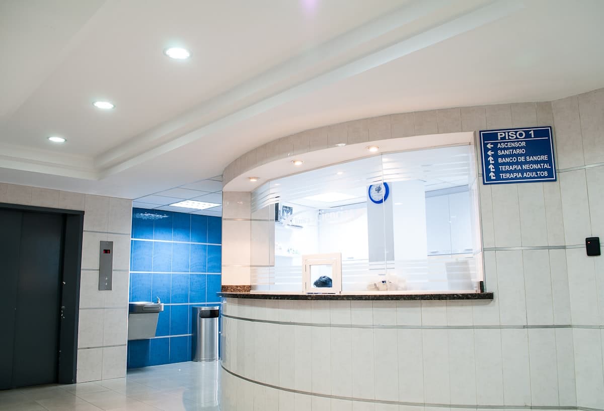 Modern medical clinic